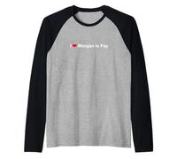 I Heart Morgan le Fay Raglan Baseball Tee