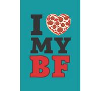 I Heart My Bf: College Ruled Journal For Writing, Lined Paper Notebook 6 x 9 inches - 120 pages, Trendy Notebooks For Journaling, Note Taking And Planning, Notebook To Write In With Lines