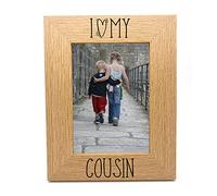 I heart my cousin photo frame (5 x 7 Inch)