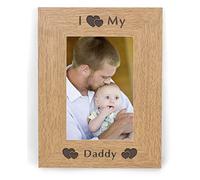 I HEART MY DADDY 6x4 6 x 4 Portrait Photo Picture Frame Love Birthday for Presents Gift from Son Daughter
