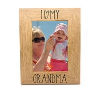 I heart my Grandma Love photo frame (4 x 6 Inch)