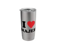 I Heart Najee First Name I Love Personalized Stuff Stainless Steel Insulated Tumbler