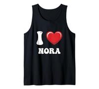 I Heart Nora First Name I Love Personalized Stuff Tank Top