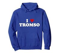 I Heart Norway City - I Love Tromso Pullover Hoodie, Adult Unisex, Royal Blue, XX-Large