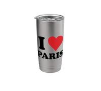 I Heart Paris First Name I Love Custom Stuff Stainless Steel Insulated Tumbler