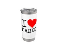 I Heart Paris Stainless Steel Insulated Tumbler