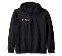 I Heart Ravel Zip Hoodie