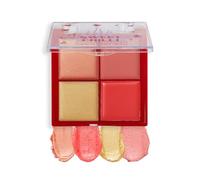 I Heart Revolution, Sweet Chilli Cream Blush & Highlight Quad, Illuminating Face Palette, 4 X 2.8g