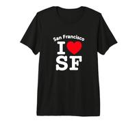 I Heart San Francisco, San Francisco USA Californ Graphic Premium T-Shirt