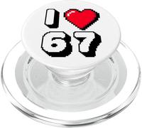 I heart six seven PopSockets PopGrip for MagSafe