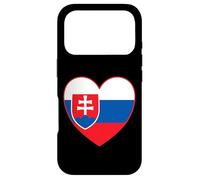 I Heart Slovakia - Fun Slovak Flag, Slovakian Heart Case for iPhone 17 Pro