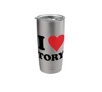 I Heart Tory First Name I Love Personalised Stuff Stainless Steel Insulated Tumbler