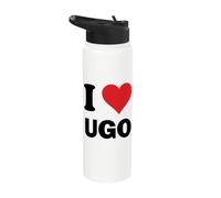 I Heart Ugo Japan Love Japanese Souvenir Item Stainless Steel Insulated Water Bottle
