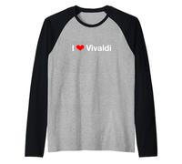 I Heart Vivaldi Raglan Baseball Tee