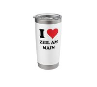 I Heart Zeil am Main Germany Love German Souvenir Item Stainless Steel Insulated Tumbler