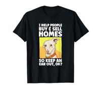 I Help Buy & Sell Homes Real Estate Agent Dog Lover T-Shirt