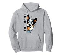 I Herd That Blue Heeler Australian Cattle Dog Funny Kids Pullover Hoodie