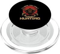 I Herd You Like Buffalo Hunting Funny Bison Buffalo Hunters PopSockets PopGrip for MagSafe