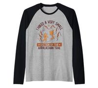 I Hiked A Very Small Section of The Appalachian Trail Raglan Baseball Tee