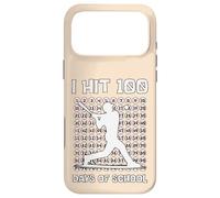 I Hit 100 Days Of School Baseball Player 100th Day Boys Kids Case for iPhone 17 Pro Max