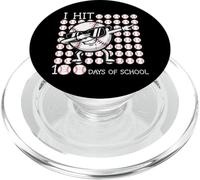 I Hit 100 Days Of School Dabbing Baseball 100th Day Boy Kids PopSockets PopGrip for MagSafe