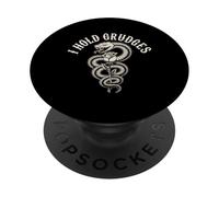 I Hold Grudges Sarcastic Personality Petty Attitude - PopSockets Adhesive PopGrip