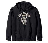 I Hold Grudges Sarcastic Personality Petty Attitude - Zip Hoodie