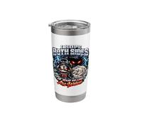 I Hope Both Sides of Your Pillow are Warm Funny Scary Clock Stainless Steel Insulated Tumbler