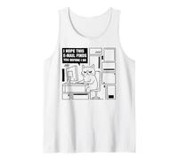 I Hope This Email Finds You Before I Do Cat Humor Meme Tank Top