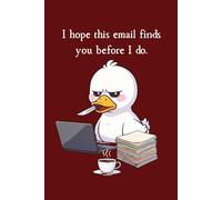 I Hope This Email Finds You Before I Do: Notebook | 6 x 9 | 160 Pages