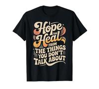 I Hope You Heal from The Things You Don't Talk About |- Value Graphic T-Shirt, Men, Black, S