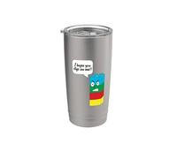 I Hope You Step On Me Block Building Brick Builder Funny Stainless Steel Insulated Tumbler