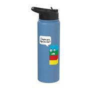 I Hope You Step On Me Block Building Brick Builder Funny Stainless Steel Insulated Water Bottle