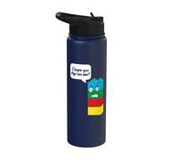 I Hope You Step On Me Block Building Brick Builder Funny Stainless Steel Insulated Water Bottle