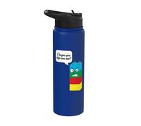 I Hope You Step On Me Block Building Brick Builder Funny Stainless Steel Insulated Water Bottle