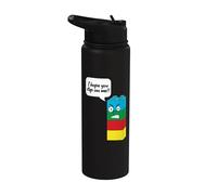 I Hope You Step On Me Block Building Brick Builder Funny Stainless Steel Insulated Water Bottle