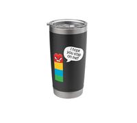 I Hope You Step On Me Funny Block Building Brick Builder Stainless Steel Insulated Tumbler
