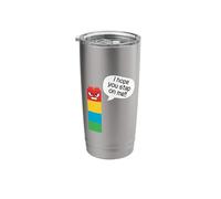 I Hope You Step On Me Funny Block Building Brick Builder Stainless Steel Insulated Tumbler