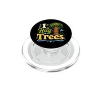 I Hug Trees Funny Bees Trees Clean Seas Nature Conservation PopSockets PopGrip for MagSafe