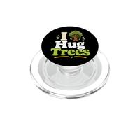 I Hug Trees Funny Bees Trees Clean Seas Nature Conservation PopSockets PopGrip for MagSafe