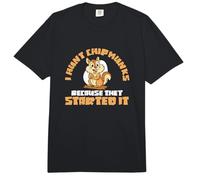 I Hunt Chipmunks Because They Started It for Chipmunk Hunter Comfort Colors Adult Heavyweight T-Shirt