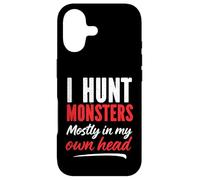 I Hunt Monsters Mostly In My Own Head Funny SPN Fandom Joke Case for iPhone 17