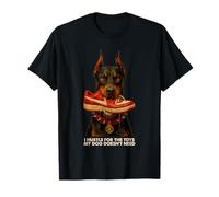 I Hustle For The Toys Doberman Dog Lover Puppy Pup Owner T-Shirt