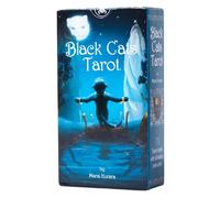 I.I.J Tarot Cards, Black Cats Tarot, Weighted Edition, 78 Pieces, Tarot, Divination, Cat, Cat, Japanese Instruction Manual Included, Genuine Product