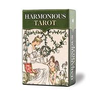 I.I.J Tarot Cards, Harmonious Tarot Mini, 78 Pieces, Miniature, Tarot Divination, Art Nouveau, Japanese Instruction Manual Included, Authentic Product