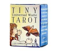 I.I.J Tiny Universal Weight Tarot Cards, Tiny Universal Waite Tarot, Weighted Edition, 78 Pieces, Miniature Tarot, Divination, Japanese Instruction Manual Included (English Language Not Guaranteed)