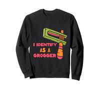 I Identify As A Grogger Happy Purim Costume Party Sweatshirt