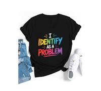 I Identify As A Problem Shirt I Identify As A Problem Tshirt Black