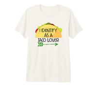 I Identify As A Taco Lover Funny Mexican Food Pronoun Premium T-Shirt