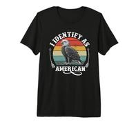 i Identify as an American Flag Patriot USA Eagle 1776 Premium T-Shirt